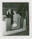 Massachusetts Day - Leverett Saltonstall and wife