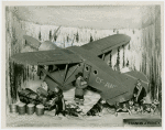 Medicine and Public Health - Diorama of radium being loaded onto airplane (Francis Rigney)