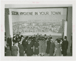 Medicine and Public Health - Crowd at exhibit on social hygiene