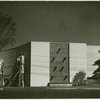 Metals Building - Scaffolding around sculptures