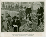 Metropolitan Life Insurance Co. Exhibit - Mural of widow receiving check