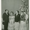 Mexico Participation - Grover Whalen and Rafael de la Colina with two women in traditional dress
