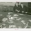 Michigan Participation - Officials inspecting model of Fair