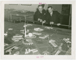 Michigan Participation - Officials inspecting model of Fair