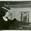 Miniature Rooms, Mrs. Thorne's - Woman looking into miniature room
