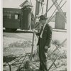 Mosquito protection and control - Man looking into jar