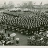 Soldiers saluting at National Maritime Day celebration
