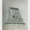 National Cash Register building - With man standing on giant cash register