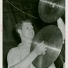 National Music Camp - Student playing symbols