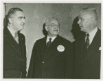 Netherlands - Harvey Gibson with officials