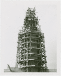 Netherlands - Building - Construction - Carillon tower with scaffolding