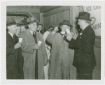 New England Participation - Men eating clam chowder