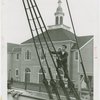 New England Participation - Skipper of S.S. Yankee climbing mast