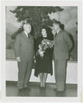 New England Participation - Harvey Gibson with Hannes Schneider and daughter Herta Schneider