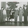 New England Participation - Harvey Gibson with Hannes Schneider, daughter Herta Schneider and others