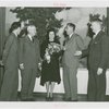 New England Participation - Harvey Gibson with Hannes Schneider, daughter Herta Schneider and others
