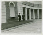 New Hampshire Participation - B.C. Mason and Philip Morris in front of building