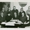 New Jersey Participation - Grover Whalen showing map of Fair to officials