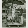 New Jersey Participation - Miss Atlantic City in pushcart with Charles White and wife