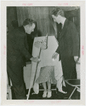 New Jersey Participation - Olga the Headless Woman broadcasting with two others