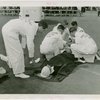 New Jersey Participation - First Aid Squad - Demonstration on giving first aid to victim
