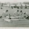 New Jersey Participation - First Aid Squad - Demonstration on giving first aid to victim