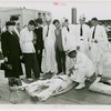 New Jersey Participation - First Aid Squad - Demonstration on giving first aid to victim