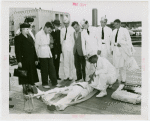New Jersey Participation - First Aid Squad - Demonstration on giving first aid to victim