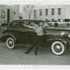 New York City - Police Dept. - Policeman acting as pedestrian being hit by car