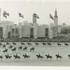 New York City - Police Dept. - Policemen conducting exercises on horseback in Court of Peace