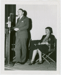 New York State - Charles Poletti giving speech