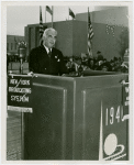 New York State - Paul McNutt giving speech