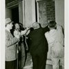 New York State - Lehman, Herbert H. (Governor) - At cornerstone laying ceremony
