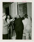 New York State - Lehman, Herbert H. (Governor) - At cornerstone laying ceremony