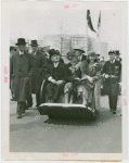 New York State - Lehman, Herbert H. (Governor) - In pushcart with wife and daughter-in-law