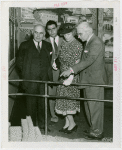 New York State - Lehman, Herbert H. (Governor) - With wife, son and Michael Kwapiszewski