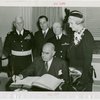 New York State - Lehman, Herbert H. (Governor) - Signing guestbook