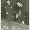 New York World's Fair - Employees - Two women looking at Fair model