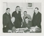 New York World's Fair - Employees - Vincent Pach with officials