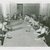 New York World's Fair - Employees - Grover Whalen with employees at ticket sales meeting