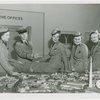 New York World's Fair - Employees - Airline hostesses looking at Fair model