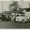 New York World's Fair - Employees - Attendants - Information attendants with truck and car helping guests