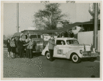 New York World's Fair - Employees - Attendants - Information attendants with truck and car helping guests