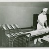 New York World's Fair - Employees - Bakers - Baker twisting bread