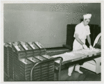 New York World's Fair - Employees - Bakers - Baker twisting bread