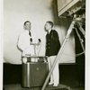 New York World's Fair - Employees - Casey, Leo (Publicity Director) - Speaking in microphone
