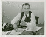 New York World's Fair - Employees - Casey, Leo (Publicity Director) - At desk