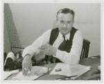 New York World's Fair - Employees - Casey, Leo (Publicity Director) - At desk
