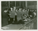 New York World's Fair - Employees - Females - Women in Banking Department getting uniforms