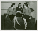 New York World's Fair - Employees - Females - Women sitting on desk